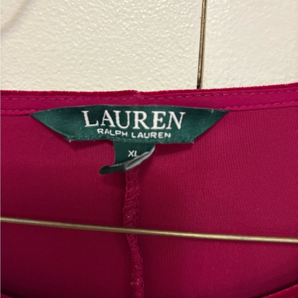 Ralph Lauren Deep Red Blouse - Picture 3 of 6